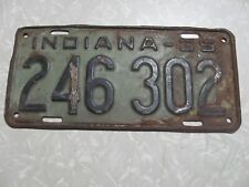 1935 INDIANA LICENSE PLATE    246302 picture