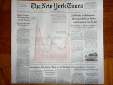 VIRUS DEATHS A ONE DAY RECORD December 4 2020 NEW YORK TIMES Front Section picture