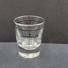 Genuine Starbucks Logo Coffee Espresso Glass 1oz Shot Glass Barista picture