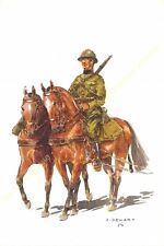 Illustration J.Demart Militaria Artillerie 1918 picture