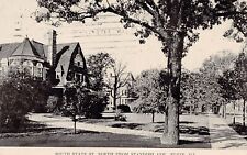 Elgin IL Illinois South State Street Standish Ave Mansions Homes Vtg Postcard A7 picture