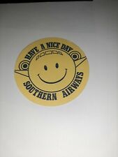 Southern Airways Airlines Coaster - Cardboard - Have A Nice Day picture