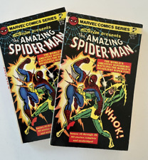 Vintage 1977 Amazing Spiderman Marvel Comic Paperback -  Lot of 2 picture