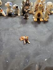 Vintage VERY TINY Mini Dollhouse Border Collie Dog Lassie Artisan Figurine Toy picture