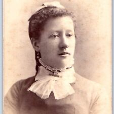c1870s Providence, RI Modest Woman Lady Girl CdV Photo Card Horton Browless H29 picture