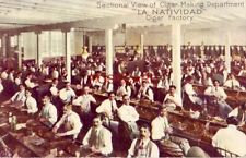 1915 VIEW OF CIGAR MAKING DEPARTMENT 
