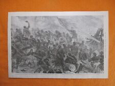 1885 Civil War Print - Battle Above The Clouds, Lookout Mountain, Tennessee 1863 picture