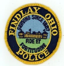 OHIO OH FINDLAY POLICE NICE SHOULDER PATCH SHERIFF picture