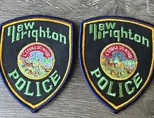 NEW BRIGHTON MINNESOTA MN POLICE PATCH LOT OF 2 picture