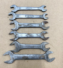 Vintage OEM Honda Motors Open End Wrench Lot (6) Pre-Owned picture