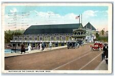 Waltham Massachusetts Postcard Nuttings Charles Exterior c1921 Vintage Antique picture