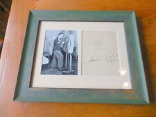 Salvador Dali Fountain Pen Signature Signed/Numbered Photograph Framed picture