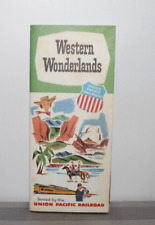 VINTAGE WESTERN WONDERLANDS 1965 FOLDOUT MAP picture