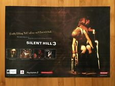 2003 Silent Hill 3 PS2 Playstation 2 Vintage Print Ad/Poster Official Horror Art picture