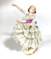 Ballerina with skirt Porcelain Ceramic Figurine 4