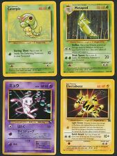 (4) 1995 & 1996 POKEMON GAMEFREAK CARDS: METAPOD, ELECTABUZZ, CATERPIE, JAPANESE picture