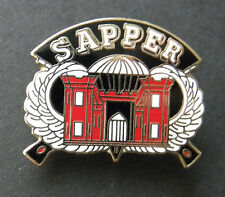 ARMY SAPPER ENGINEER AIRBORNE PARA LAPEL PIN BADGE 1.1 INCHES picture