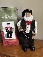 Dancing Animated Cowboy Santa by Holiday Time picture