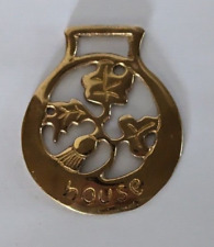 Brass Horse Harness Medallion house picture