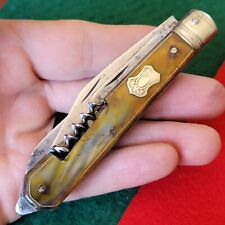 Old Vintage French? Specialty Multitool Utility Pocket Knife W Glass Cutter picture