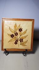 VINTAGE S. MARCO MADE IN ITALY CERAMIC TILE TRIVET picture