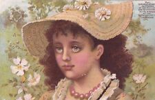 1800's Victorian Trade Card -MmE Demorest picture