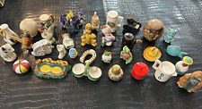 Lot Of 30+ VINTAGE UnMatched Single Salt/Pepper Shakers (S14-A) picture