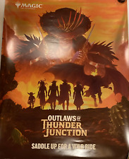MTG Outlaws of Thunder Junction Promo WPN Foil Poster picture