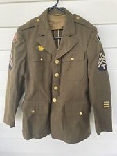 WW2 4 Pocket Dress Jacket First Corp 6th Army Double Patched picture