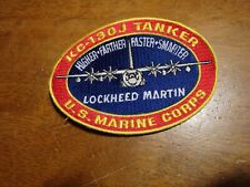 U S MARINE CORPS USMC  LOCKHEED MARTIN KC 130 J TANKER   PATCH  BX T#111 picture