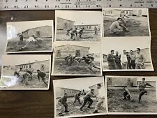 WWII Football Photos Army 4th Infantry Germany Soldiers Rare Camp Barracks picture