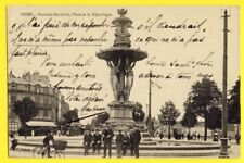 cpa REIMS 1914 Place de la REPUBLIQUE BIKE GIRARDOT Brothers Absinthe FIRST son picture