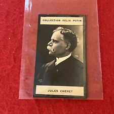 1902 Felix Potin JULES CHERET Tobacco (Painter) Card No# Blank Back VG-EX Cond picture