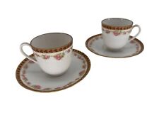 Coffee set for 2 cups and saucers Austria Kaiserin Maria Theresa Carlsbad picture