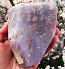 Mirror Polished Holly Blue, Purple Chalcedony picture