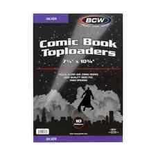 20 New BCW Silver Age Comic Book Topload Holders - Rigid 5mm Plastic Toploaders picture