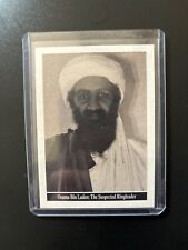 2001 topps enduring freedom osama bin laden picture