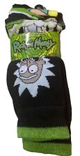 NWT-6 PAIR ADULT RICK AND MORTY SOCKS-MULTI-COLOR-VARITY OF CHARACTERS-UNIQUE picture