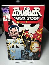 The Punisher War Zone #1 Marvel 1992  Die-Cut Cover John Romita Jr picture