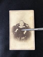 Antique Victorian 1860s Baby Post Mortem ? CDV Photo creepy picture