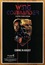 1995 Wing Commander Card Game Print Ad/Poster CCG TCG Mark Hamill Promo Art 90s picture