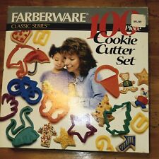 vintage Farberware cookie cutters 100 Pc Holiday School picture