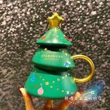 Starbucks Cup 2021 Christmas Tree Lantern Penguin Gathering stereo Ceramic Mug picture