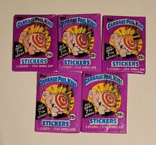 1987 Topps Garbage Pail Kids 7th Series Factory Sealed Pack Lot Of 5 picture