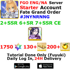 [ENG/NA][INST] FGO / Fate Grand Order Starter Account 2+SSR 130+Tix 1760+SQ #JNY picture