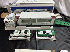 Vintage 1997 Hess Toy Truck and Racers New in Box picture