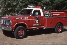 Medfield MA Engine 5 1986 Ford F350 EJ Murphy Brush Fire - Fire Apparatus Slide picture