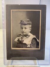 Antique Cabinet Photo Young Boy Col Josiah Bissell Civil War Union RARE Illinois picture