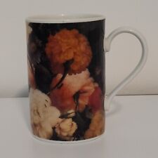 VTG Dunoon Autumn Floral Stoneware Porcelain Tea Or Coffee Mug Made In SCOTLAND picture