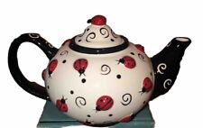 Vintage Burton & Burton Ladybug ceramic  Teapot Adorable picture